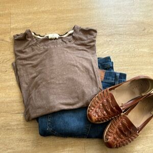 Uniform Handmade T-shirt in Mushroom XL hemp/organic cotton